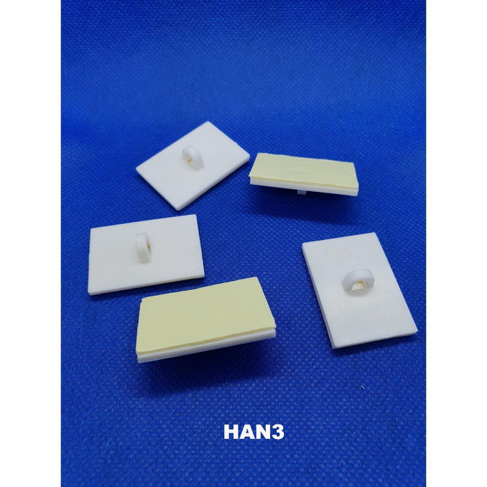 Ceiling Hanger Plastic Hooks Adhesive Base HAN0 HAN1 HAN2 HAN3 HAN4 — Hang  and Display