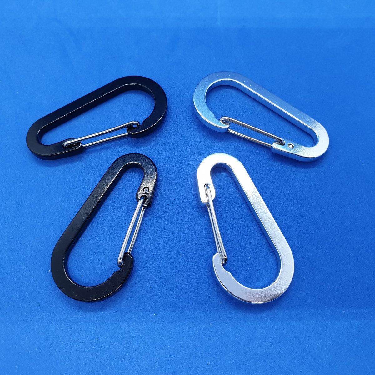 Decorative Metal Carabiner Clip- 60mm x 30mm Oval with Snap Hook — Hang and  Display