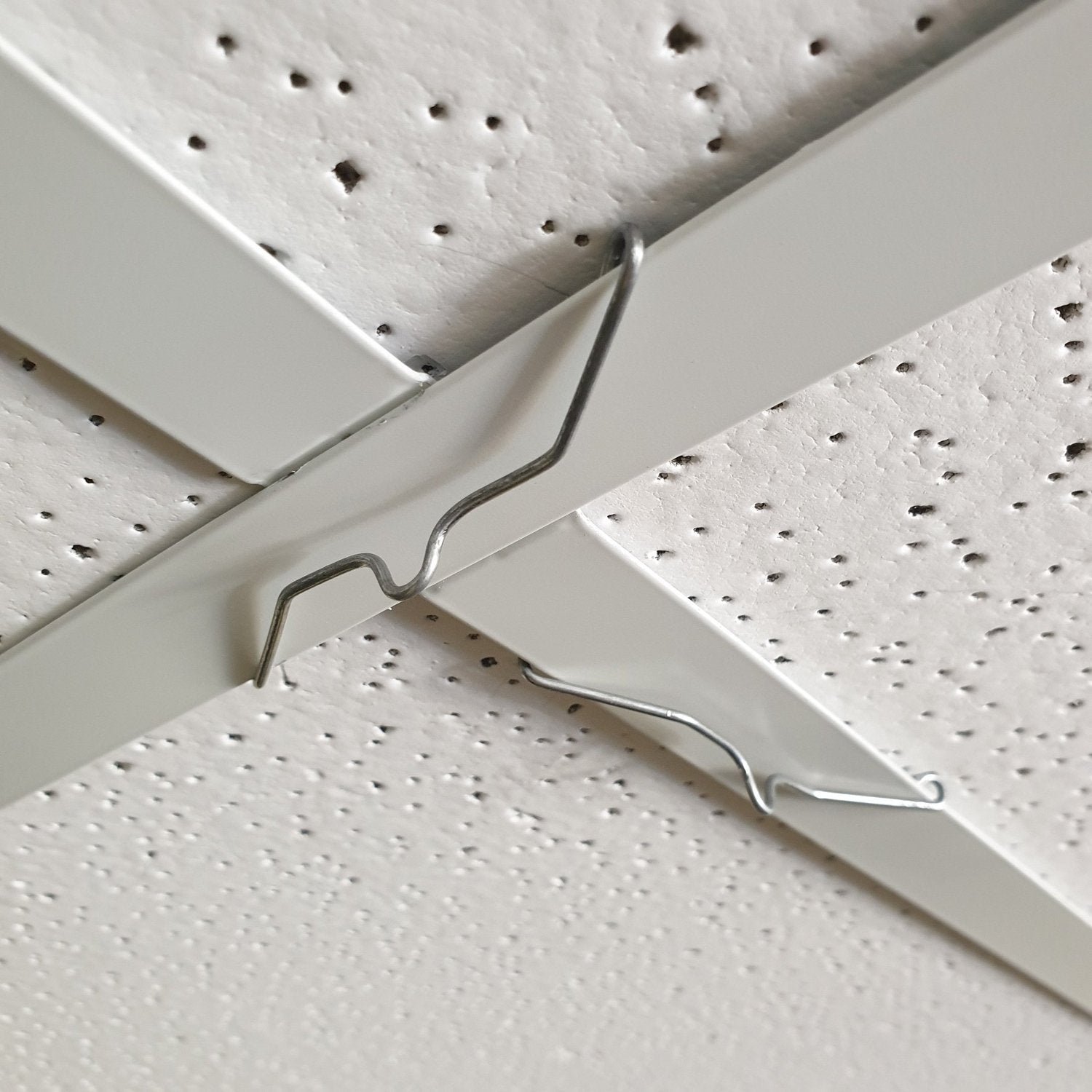  Rierdge Grid Clips and S-Hooks Set Ceiling Grid Clips